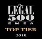 AWARD LEGAL 500 2018